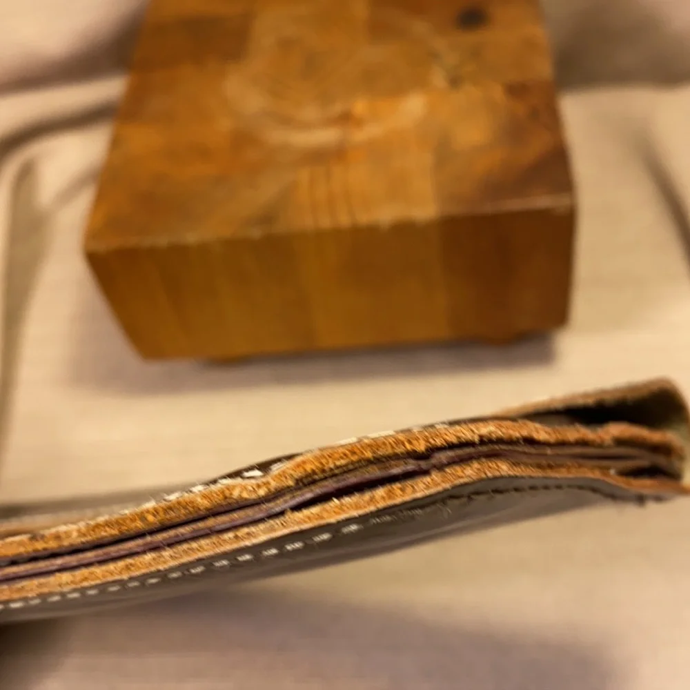 Handmade top grain cowhide long wallet